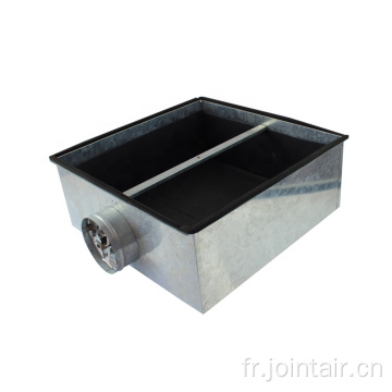 Boîte à plénum en acier galvanisé de transition HVAC